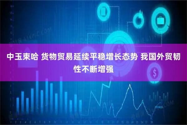 中玉束哈 货物贸易延续平稳增长态势 我国外贸韧性不断增强